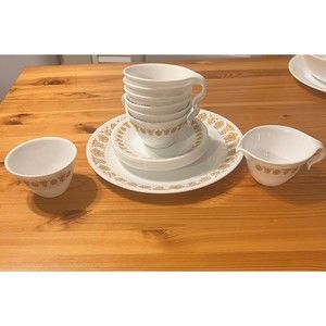 Corelle by Corning ware butterfly tea set